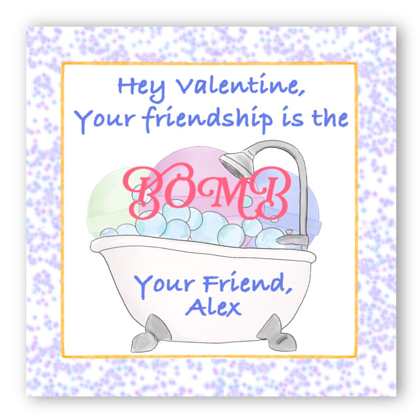 Your friendship is the (bath) BOMB!