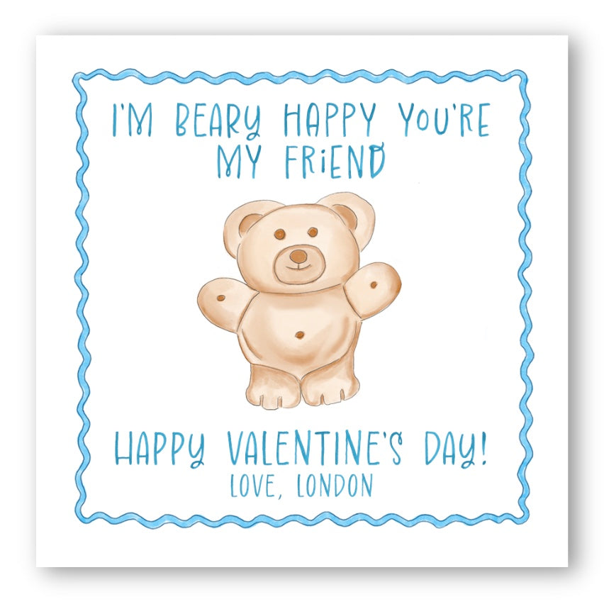 Beary Happy Teddy Graham Valentine