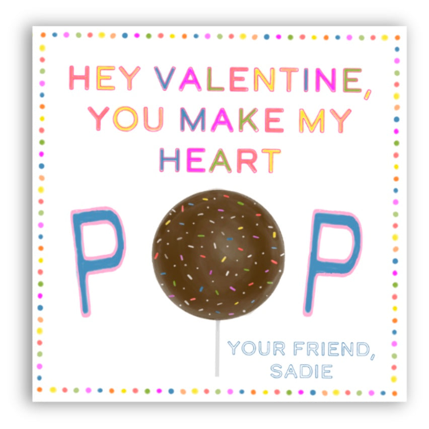 Cake Pop Valentine