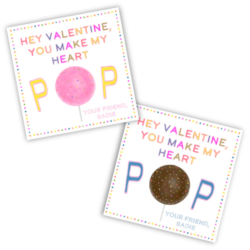 Cake Pop Valentine