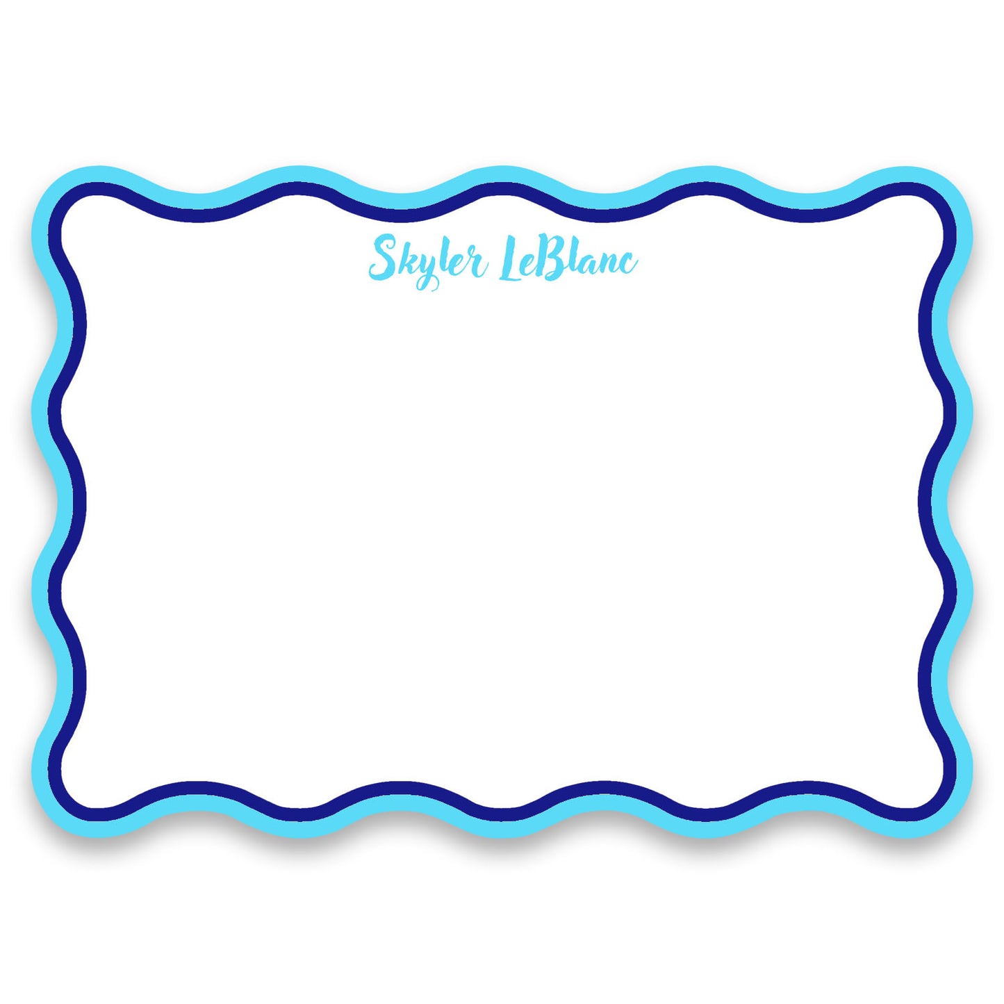 Double Wave - 5x7 Inch Cards