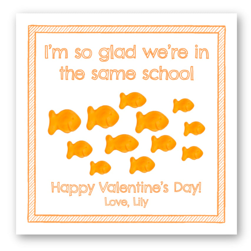 School of Goldfish Valentine