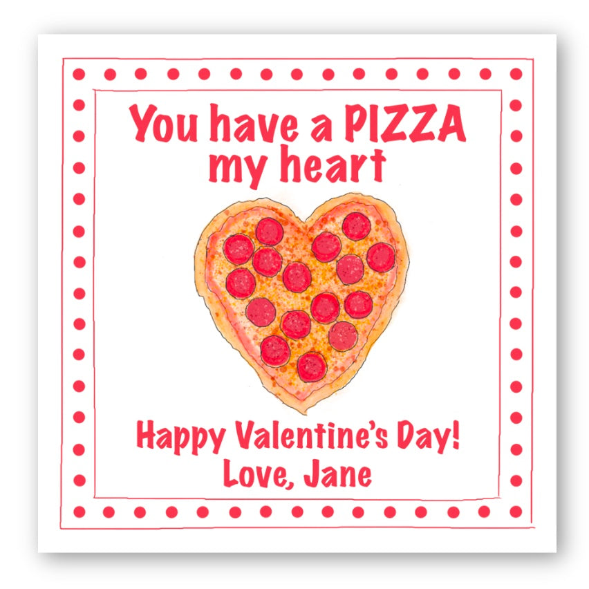 Pizza My Heart Valentine