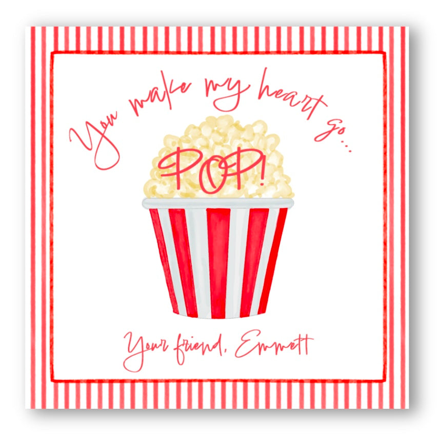 You make my heart go POP(corn) Valentine