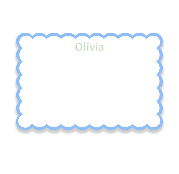 Scallop - 5X7 Inch Cards