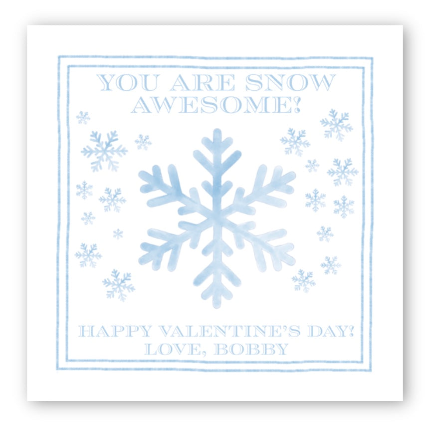 Snow Awesome Valentine