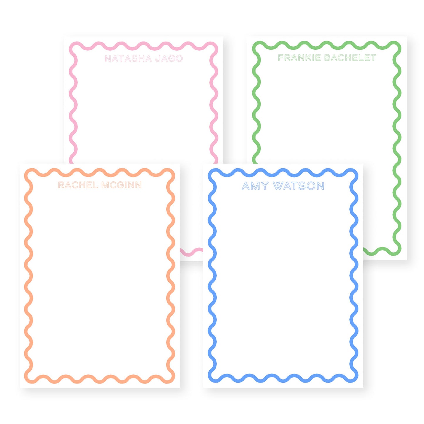 Squiggle - 5X7 Inch Notepads