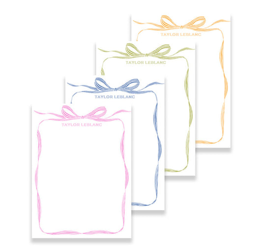 Tied with a Bow - 5X7 Inch Notepads