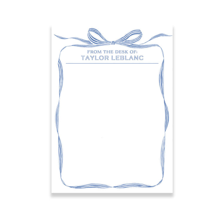 Tied with a Bow - 5X7 Inch Notepads