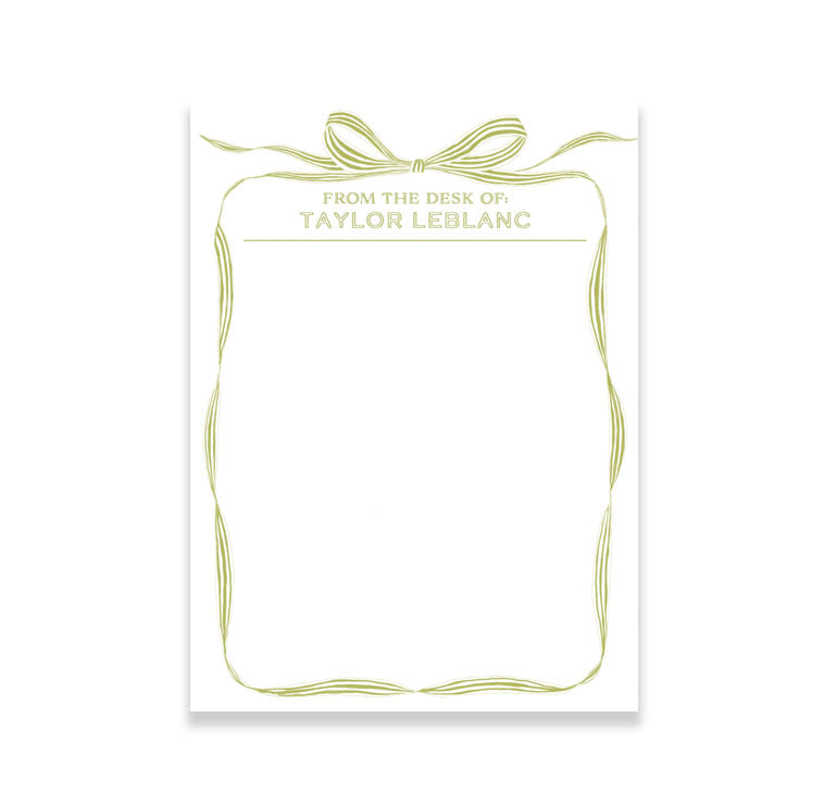 Tied with a Bow - 5X7 Inch Notepads