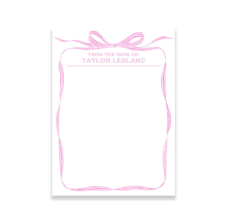 Tied with a Bow - 5X7 Inch Notepads