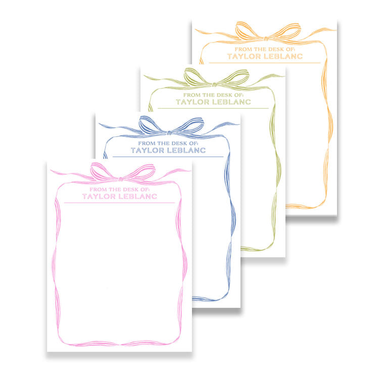 Tied with a Bow - 5X7 Inch Notepads