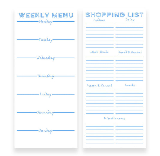 3.75x9" Meal Planning Notepads