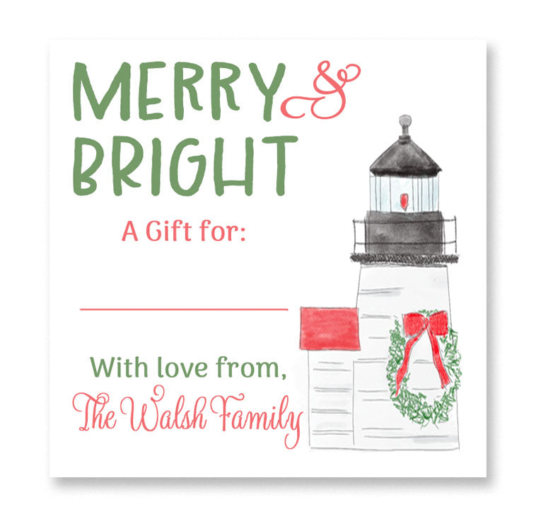 Lighthouse Gift Sticker