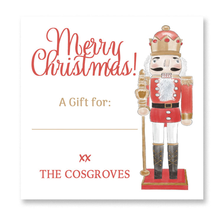 Nutcracker Gift Sticker