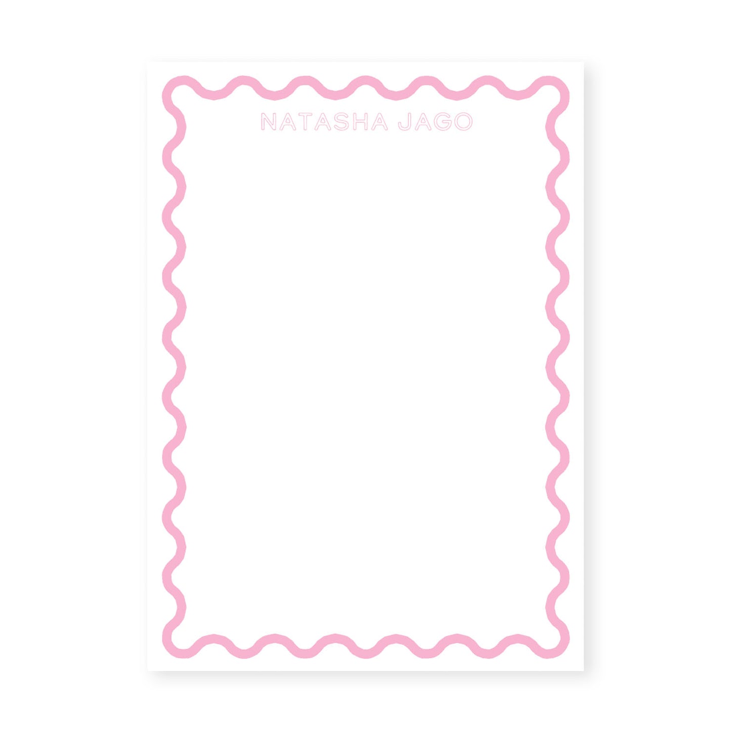 Squiggle - 5X7 Inch Notepads