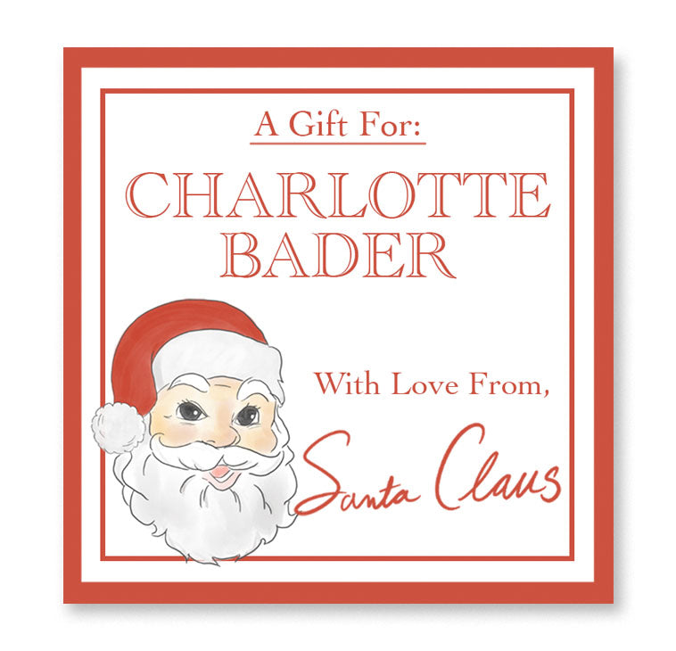 "A Gift from Santa" Stickers