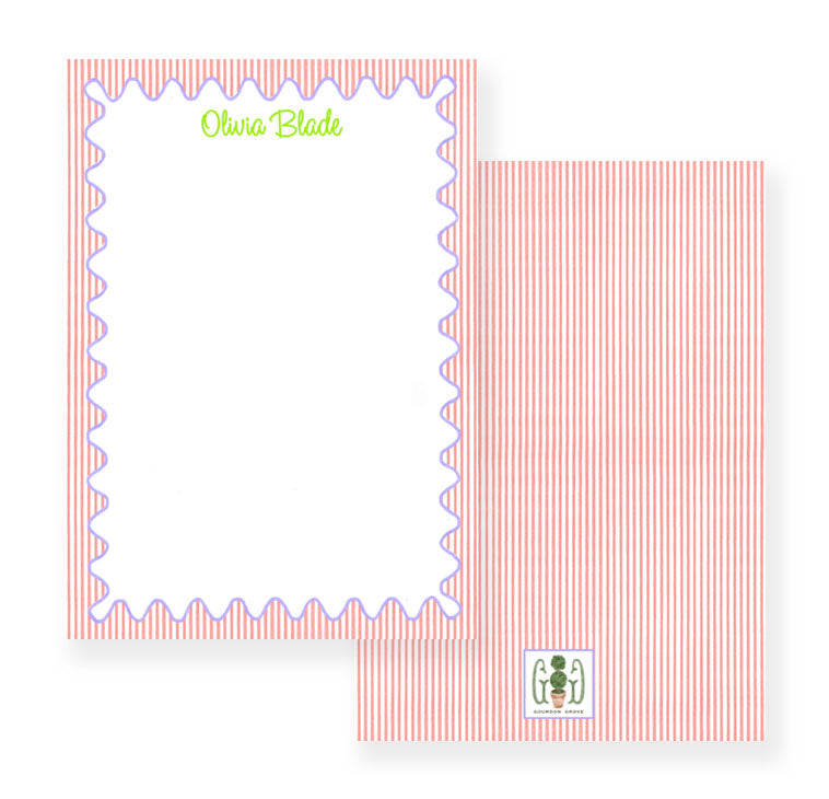 Squiggle Stripe - 5X7 Inch Cards