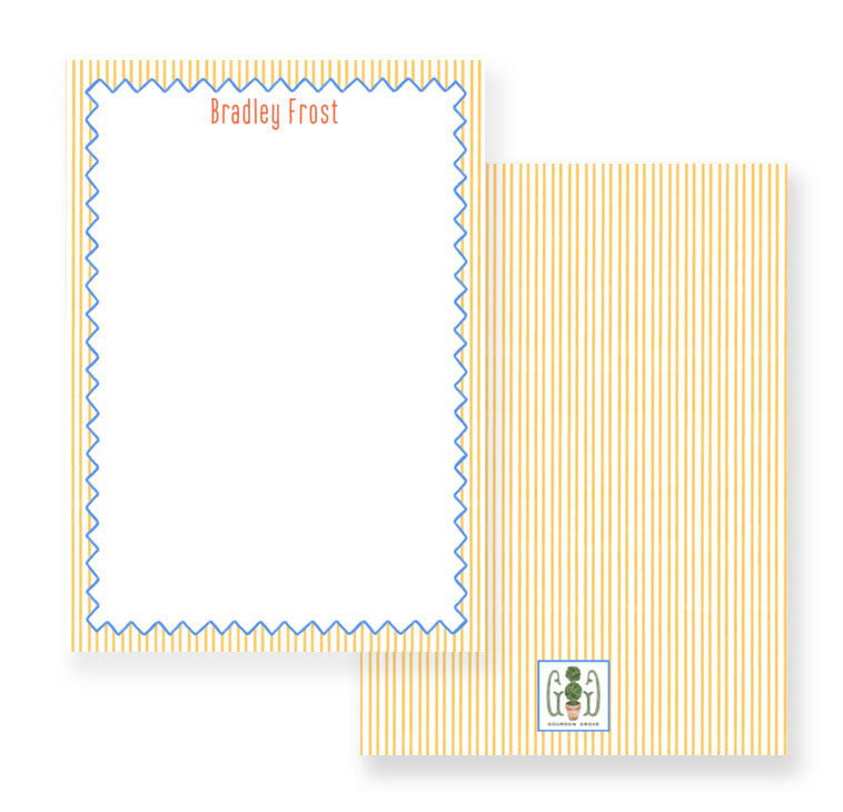 Zig-zag Stripe - 5X7 Inch Cards